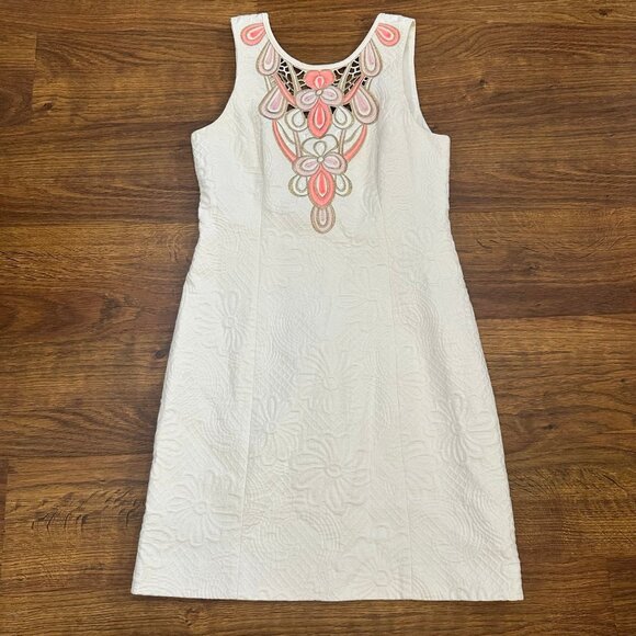 Lilly Pulitzer Logan embroidered shift in jacquard fabric - Picture 2 of 6